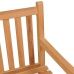 Juego de comedor para jardín 5 piezas madera maciza de teca