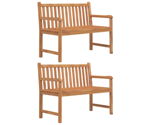 Juego de comedor para jardín 5 piezas madera maciza de teca