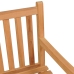 Juego de comedor para jardín 5 piezas madera maciza de teca