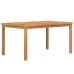Juego de comedor para jardín 5 piezas madera maciza de teca