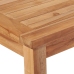 Juego de comedor para jardín 5 piezas madera maciza de teca