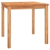 Juego de comedor para jardín 5 piezas madera maciza de teca