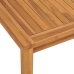 Juego de comedor para jardín 3 pzas madera maciza de teca
