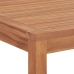 Juego de comedor para jardín 9 piezas madera maciza de teca