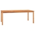 Juego de comedor para jardín 9 piezas madera maciza de teca