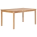 Juego de comedor para jardín 5 piezas madera maciza de teca