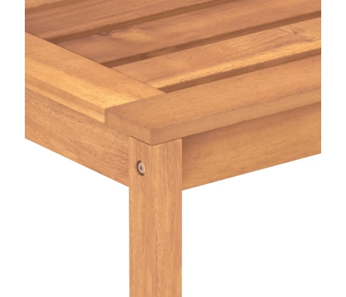 Juego de comedor para jardín 4 piezas madera maciza de teca