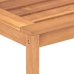 Juego de comedor para jardín 4 piezas madera maciza de teca