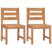 Juego de comedor para jardín 4 piezas madera maciza de teca