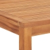 Juego de comedor para jardín 4 piezas madera maciza de teca