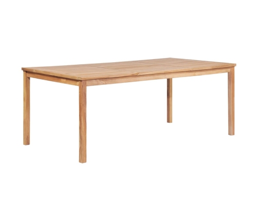 Juego de comedor para jardín 3 pzas madera maciza de teca