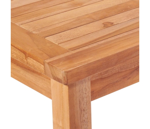 Juego de comedor para jardín 3 pzas madera maciza de teca
