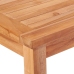 Juego de comedor para jardín 3 pzas madera maciza de teca
