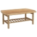 Set de muebles de jardín 4 piezas bambú con cojines gris oscuro