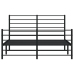 Estructura cama sin colchón con estribo metal negro 120x200 cm
