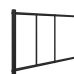 Estructura cama sin colchón con estribo metal negro 100x190 cm