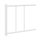 Estructura cama sin colchón con estribo metal blanco 193x203 cm