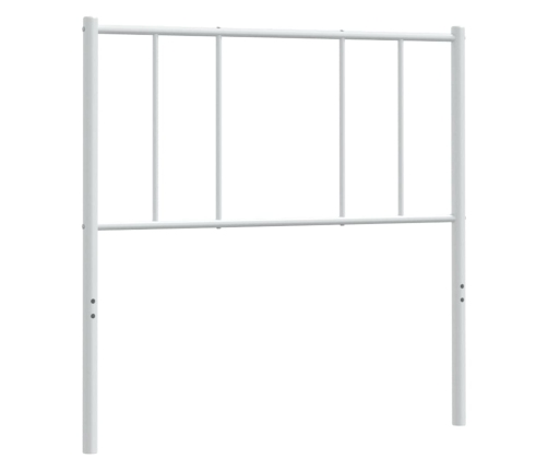 Cabecero de metal blanco 80 cm