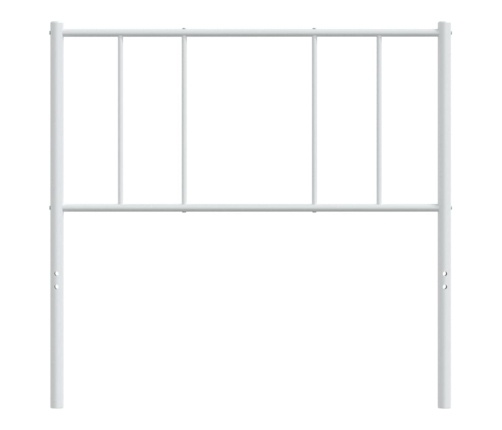 Cabecero de metal blanco 107 cm