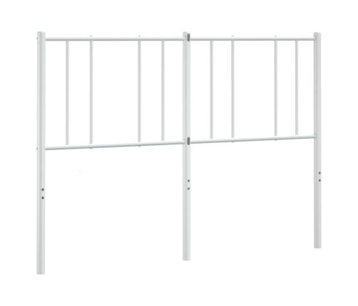 Cabecero de metal blanco 120 cm