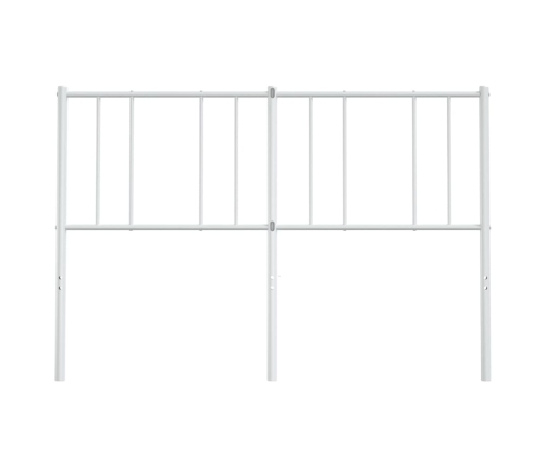 Cabecero de metal blanco 120 cm