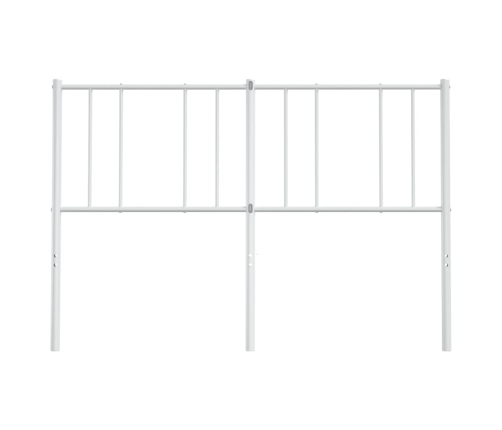 Cabecero de metal blanco 150 cm