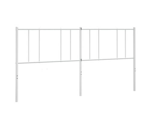 Cabecero de metal blanco 180 cm