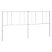 Cabecero de metal blanco 193 cm