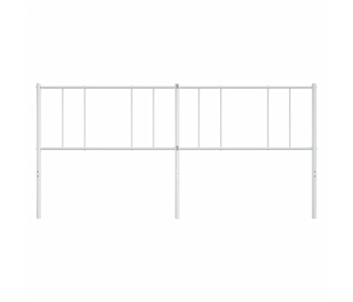 Cabecero de metal blanco 193 cm