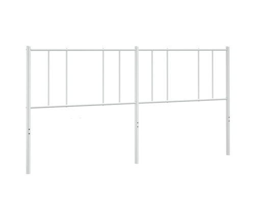Cabecero de metal blanco 193 cm