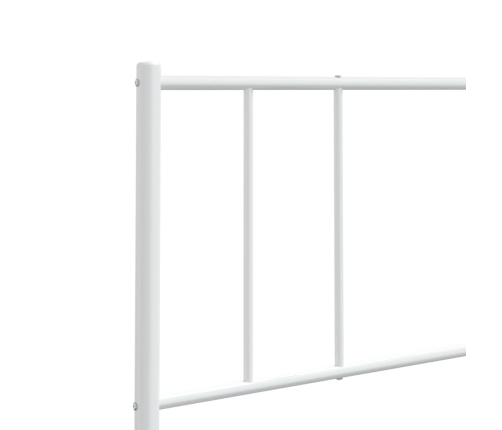 Cabecero de metal blanco 193 cm