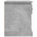 Mesitas de noche 2 uds madera contrachapada gris 39x39x47,5 cm