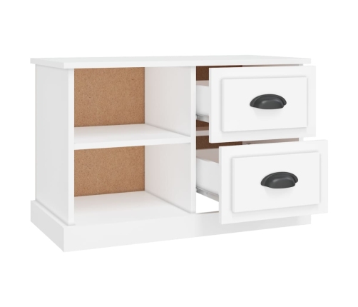 Mueble para TV madera contrachapada blanco 73x35,5x47,5 cm