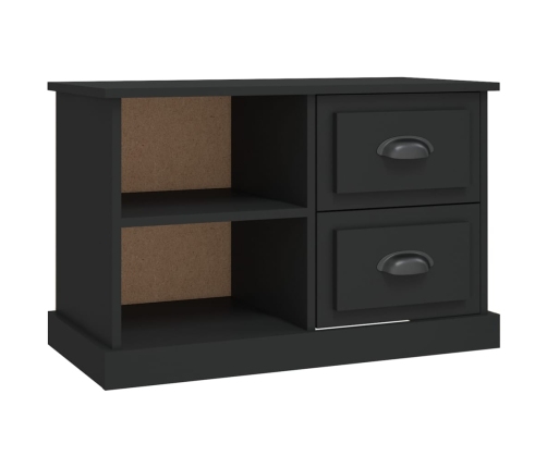 vidaXL Mueble para TV madera contrachapada negro 73x35,5x47,5 cm