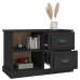 vidaXL Mueble para TV madera contrachapada negro 73x35,5x47,5 cm