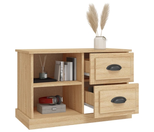 Mueble de TV madera contrachapada roble Sonoma 73x35,5x47,5 cm