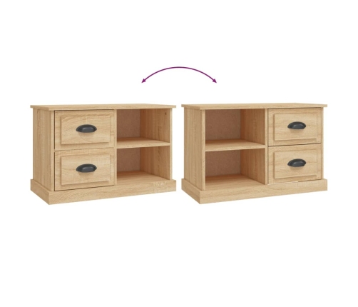 Mueble de TV madera contrachapada roble Sonoma 73x35,5x47,5 cm