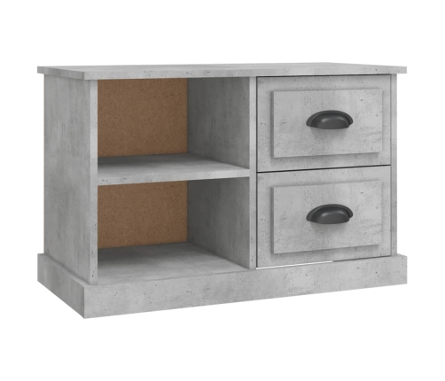 Mueble de TV madera contrachapada gris hormigón 73x35,5x47,5 cm