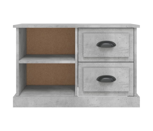 Mueble de TV madera contrachapada gris hormigón 73x35,5x47,5 cm