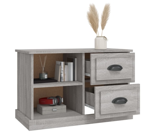 vidaXL Mueble para TV madera contrachapada gris Sonoma 73x35,5x47,5 cm