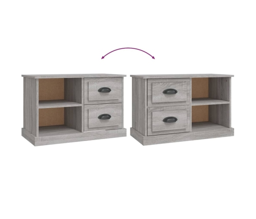 vidaXL Mueble para TV madera contrachapada gris Sonoma 73x35,5x47,5 cm