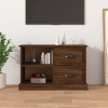 Mueble de TV madera contrachapada roble marrón 73x35,5x47,5 cm