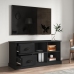 Mueble de TV madera contrachapada negro 102x35,5x47,5 cm