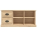 Mueble de TV madera contrachapada roble Sonoma 102x35,5x47,5 cm