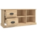 Mueble de TV madera contrachapada roble Sonoma 102x35,5x47,5 cm