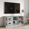 vidaXL Mueble de TV madera contrachapada gris hormigón 102x35,5x47,5cm