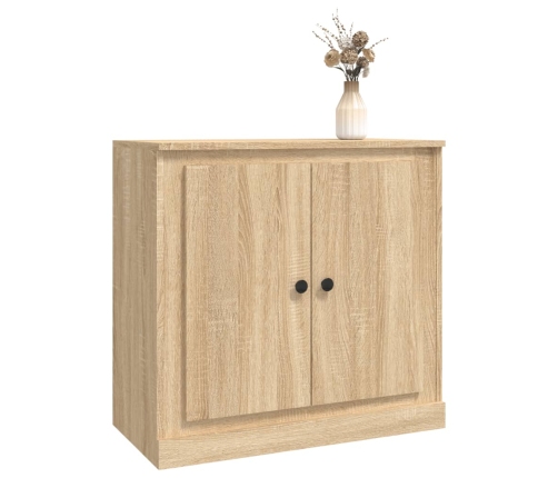 Aparador de madera contrachapada roble Sonoma 70x35,5x67,5 cm