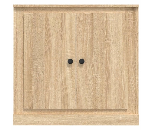 Aparador de madera contrachapada roble Sonoma 70x35,5x67,5 cm