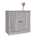 Aparador de madera contrachapada gris Sonoma 70x35,5x67,5 cm