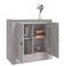 Aparador de madera contrachapada gris Sonoma 70x35,5x67,5 cm